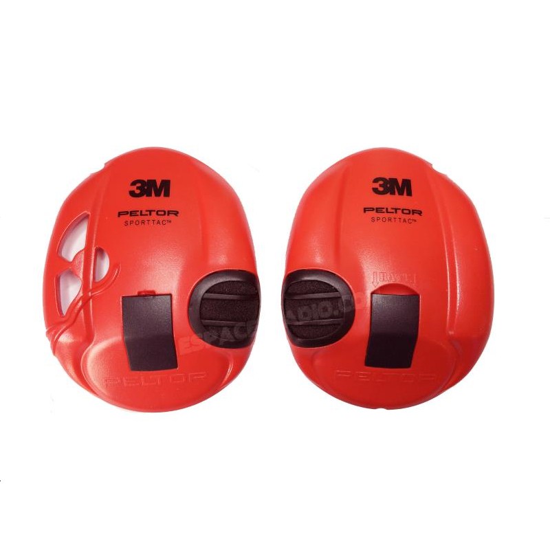 Rode schelpen voor Peltor Sporttac