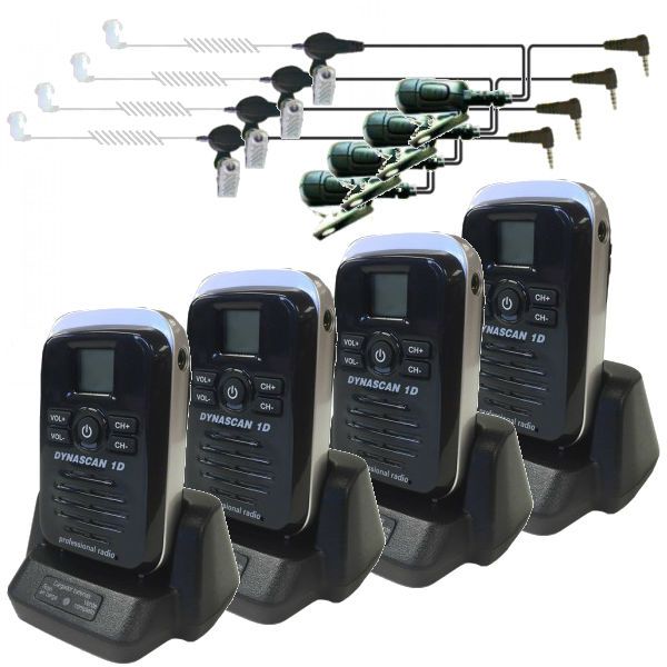 4 Dynascan 1D + 4 Kit bodyguard (2)