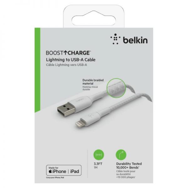 Belkin Lightning kabel wit 1m