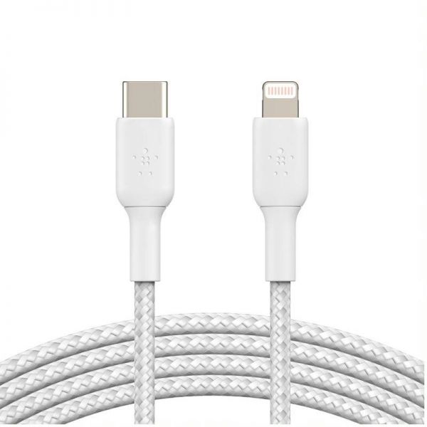 Belkin USB-C Lightning-kabel wit 1m