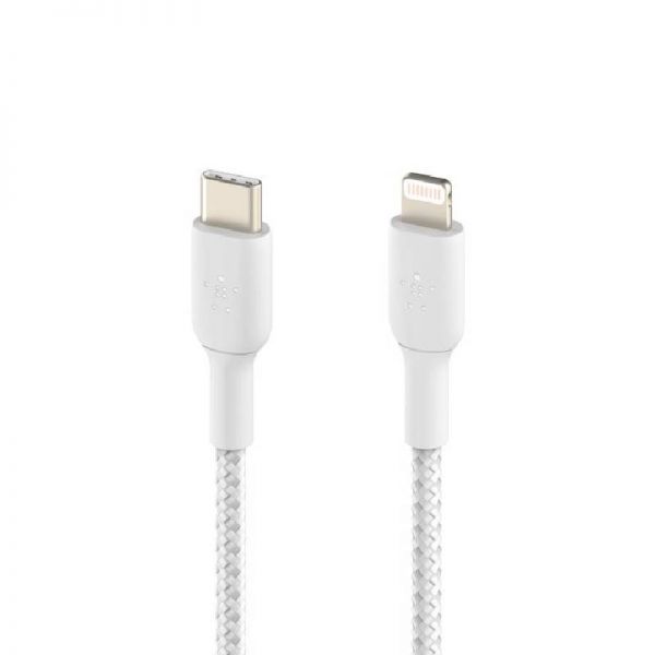 Belkin USB-C Lightning-kabel wit 1m