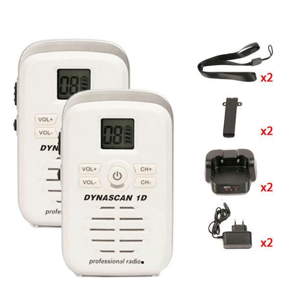 Dynascan 1D PMR446 2-Pack Walkie-Talkies
