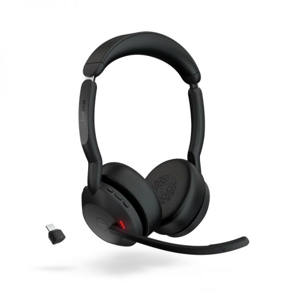 Jabra Evolve2 55 Stereo MS + Link380 USB-C + Deskstand