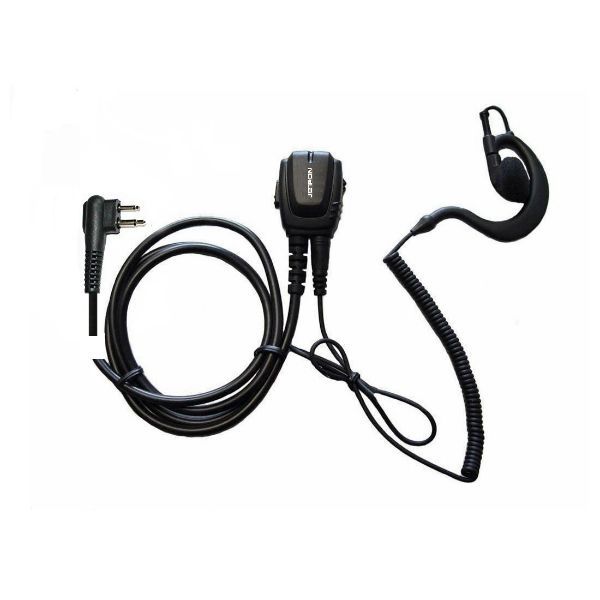 Motorola 2 pins PTT oorhaak 1
