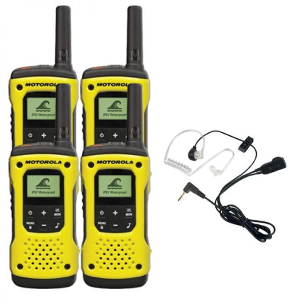 Motorola T92 Quad + 4 Bodyguard headsets