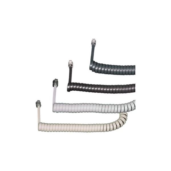 Opgerold Telefoonsnoer voor Handset 5m (Ivoor)3