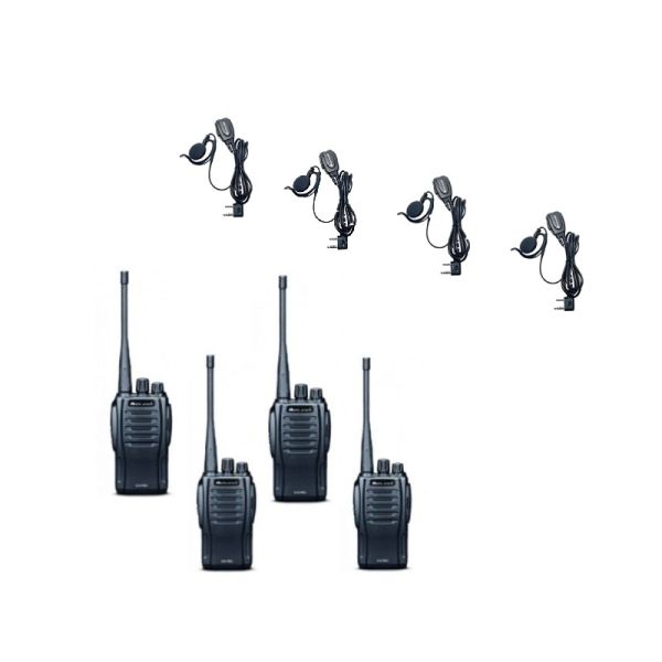Midland G10 Pro quad-pack + 4 BA21-microfoons