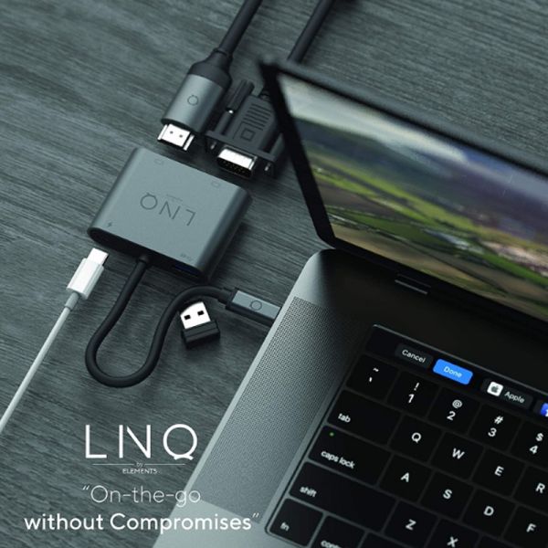 LINQ 4-in-1 multipoort hub
