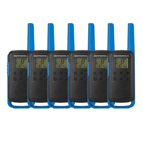 Motorola Talkabout T62 (Blauw) 6-Pack (3x twin)