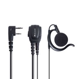 Midland BA21: Kenwood 2-pins oortje met microfoon