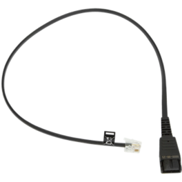 Jabra QD to RJ10 Bottom Cable for Link 180 and Avaya 9600/1600