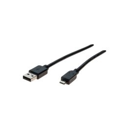USB-A naar micro B 2.0 kabel zwart