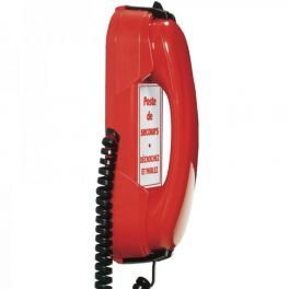 Depaepe HD2000 IP Rood - noodtelefoon met 3 nummers