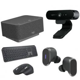  Logitech Dock + Brio + Zone True Wireless + MX Keys Azerty + MX Master 3S bundel