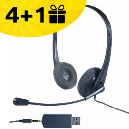 Koop 4 Cleyver HC35 Headsets en ontvang de 5e gratis