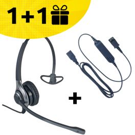 Koop één HC40 headset + kabel, ontvang de tweede set gratis