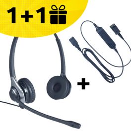 Koop één HC45 headset + kabel gekocht, ontvang de tweede set gratis