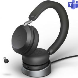 Jabra Evolve2 75 USB-C Microsoft Teams + Oplaadstandaard