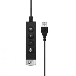USB kabel met bedieningsknoppen voor Sennheiser SC 605-serie