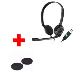 EPOS PC 8 USB mit 2 Ersatz Ohrpolstern