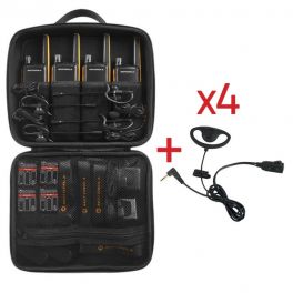 Motorola Talkabout T82 Extreme + 4x D-Shaped Earpieces