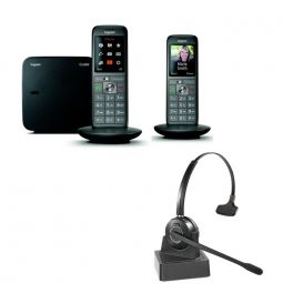 Pack Gigaset CL660 Duo + Draadloze Cleyver hoofdtelefoon