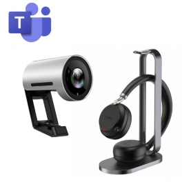 Yealink Hybride Prokit: UVC30 Webcam + BH72 Teams USB-A met oplaadstandaard 