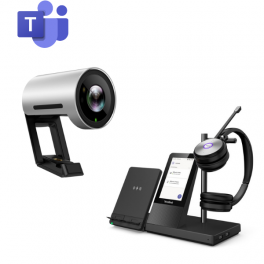 Yealink Hybride Prokit: UVC30 Webcam + WH66 Duo Teams DECT-Headset