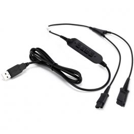 Cleyver Y-kabel USB-QD para Poly