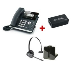 Yealink T41S + Plantronics CS540 + Yealink EHS36