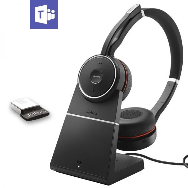 Jabra Evolve 75 MS Stereo met laadstation