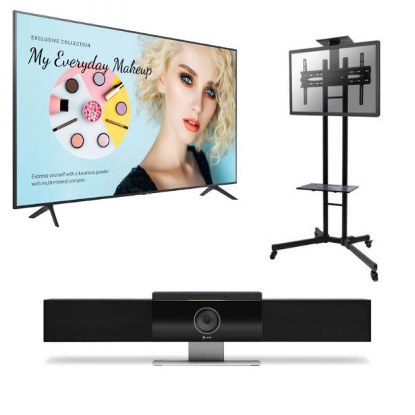 Pack Poly Studio + Samsung 55'' scherm + mobiele standaard