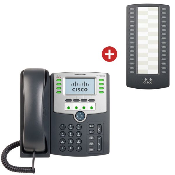 Cisco SPA 509G IP-telefoon + SPA500S-uitbreidingsmodule