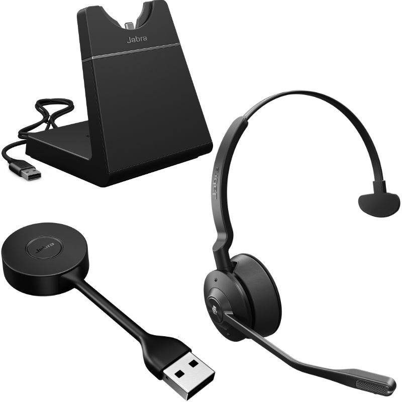 Jabra Engage 55 Mono MS USB-A met oplaadstation