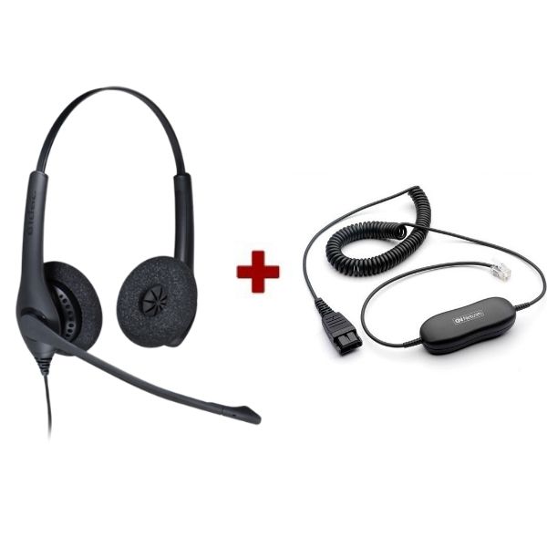 Jabra BIZ 1500 Duo + RJ9 Aansluitkabel