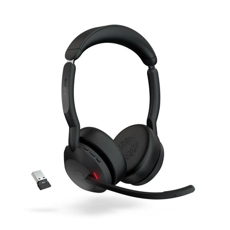 Jabra Evolve2 55 Stereo UC - met Link380 USB-A Dongle