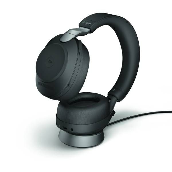 Jabra Evolve2 85 MS Stereo met oplaadstand - Zwart