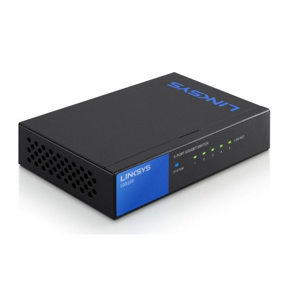 Linksys LGS105 5 poorten