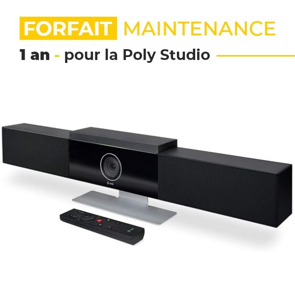 1 jaar Poly Plus garantie voor Poly Studio