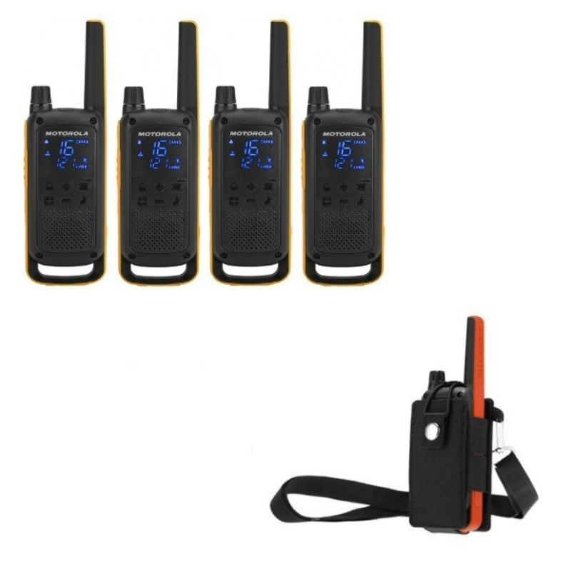 Motorola Talkabout T82 Extreme 4-Pack + 4x Beschermhoes