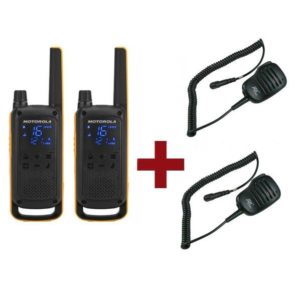 Motorola Talkabout T82 Extreme + 2x Speakermicrofoon