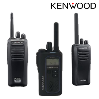 Standaard programmatie voor Kenwood walkie talkies