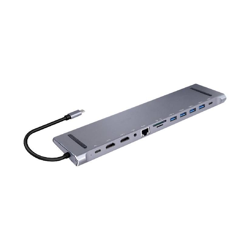 Cleyver Dock USB C 12 poorten