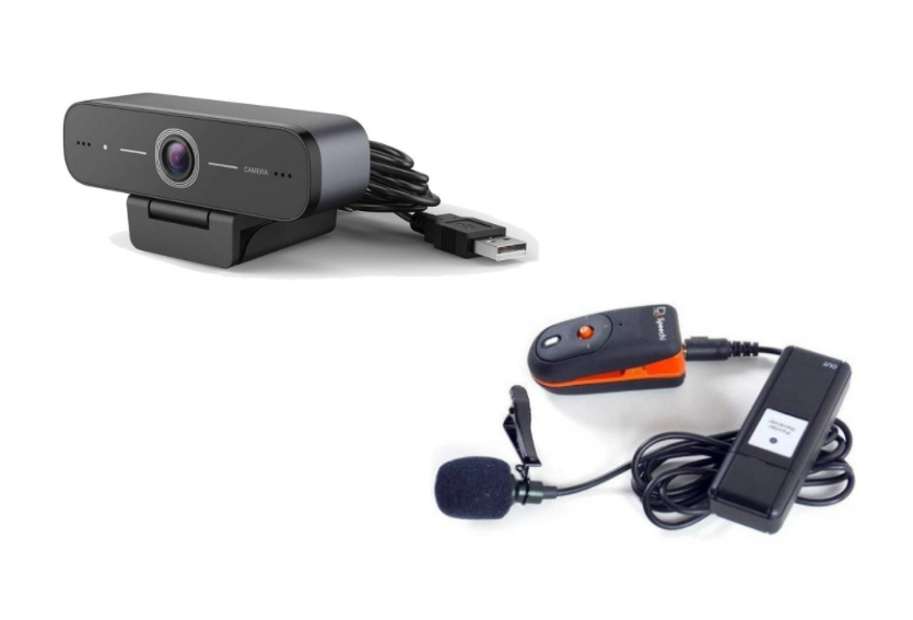 Pack Speechi - dasspeldmicrofoon  MIC-001 + HD USB-webcam 90 Pro 