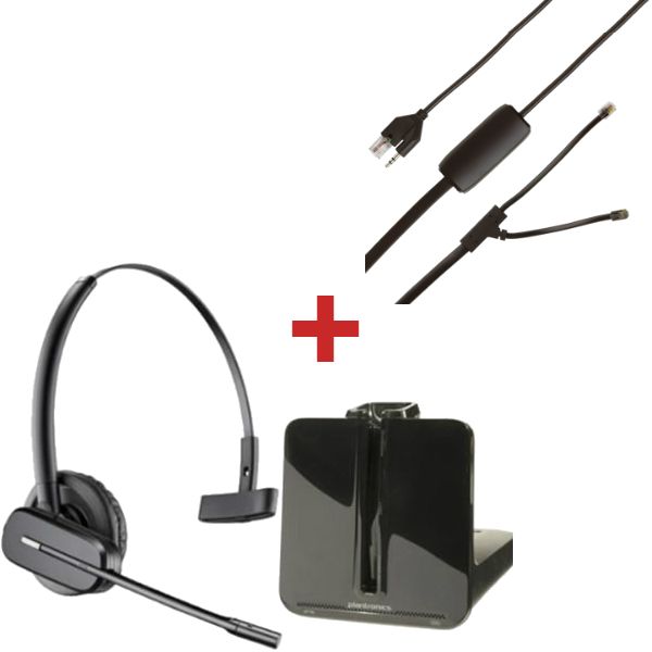 Plantronics CS540 Pack voor Polycom SoundPoint IP-telefoons