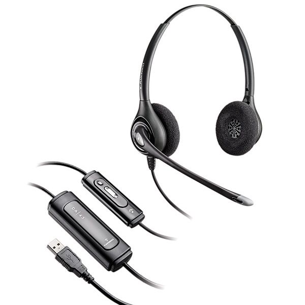 Plantronics D261N USB SupraPlus Digital Duo Headset