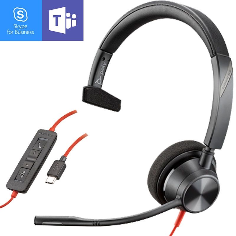 Poly Blackwire 3310 MS Teams USB-C