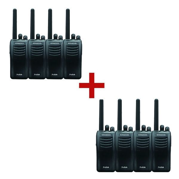 Kenwood TK-3501T ProTalk 446 walkie talkie 8-Pack