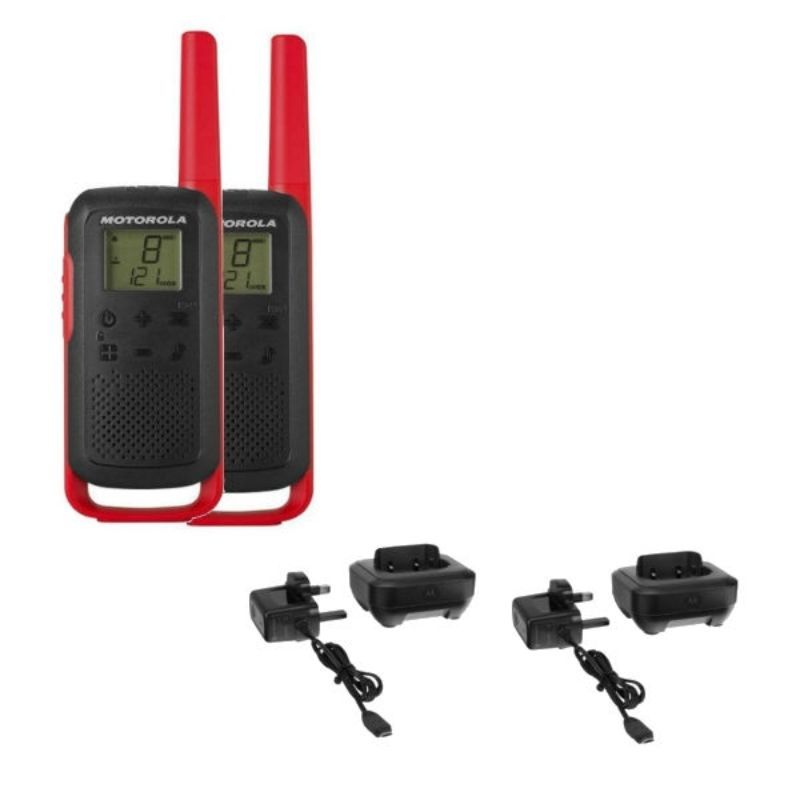 Motorola T62 Red Pack + 2 oplaadstations