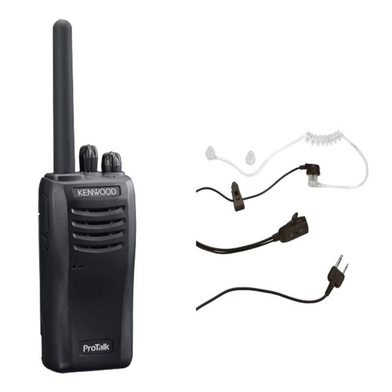 Kenwood TK 3501 + bodyguard PTT oortje